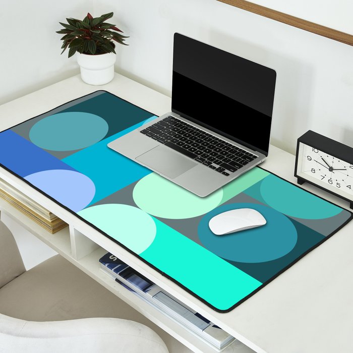 Modern Geometric 87C Desk Mat Gallery Image 2