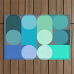 Modern Geometric 87C Outdoor Rug Gallery Image 1