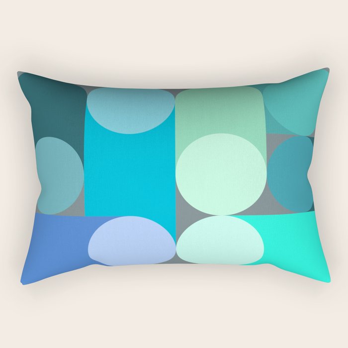 Modern Geometric 87C Rectangular Pillow Gallery Image 1
