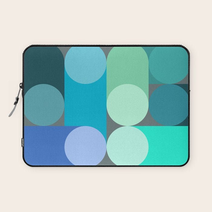 Modern Geometric 87C Laptop Sleeve Gallery Image 1