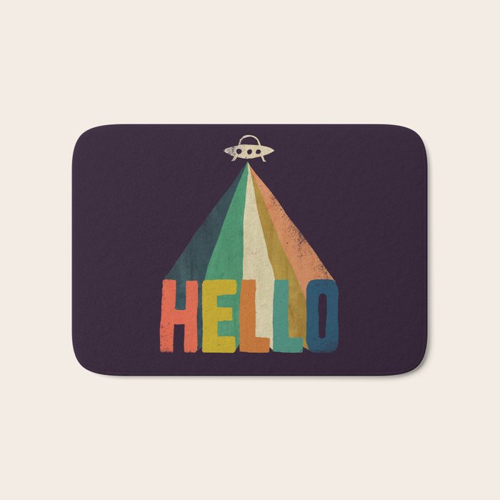 Hello I come in peace Bath Mat Gallery Image 1