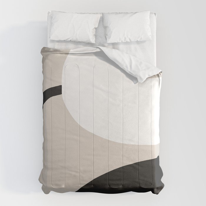 Abstract Flora - neutral Comforter Gallery Image 6