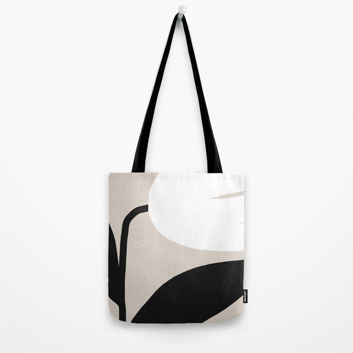 Abstract Flora - neutral Tote Bag Gallery Image 2