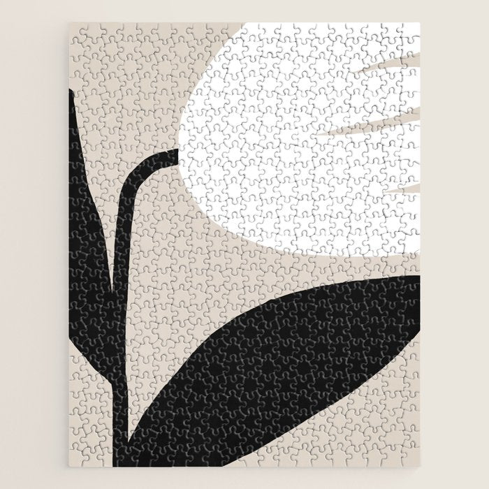 Abstract Flora - neutral Jigsaw Puzzle Gallery Image 1