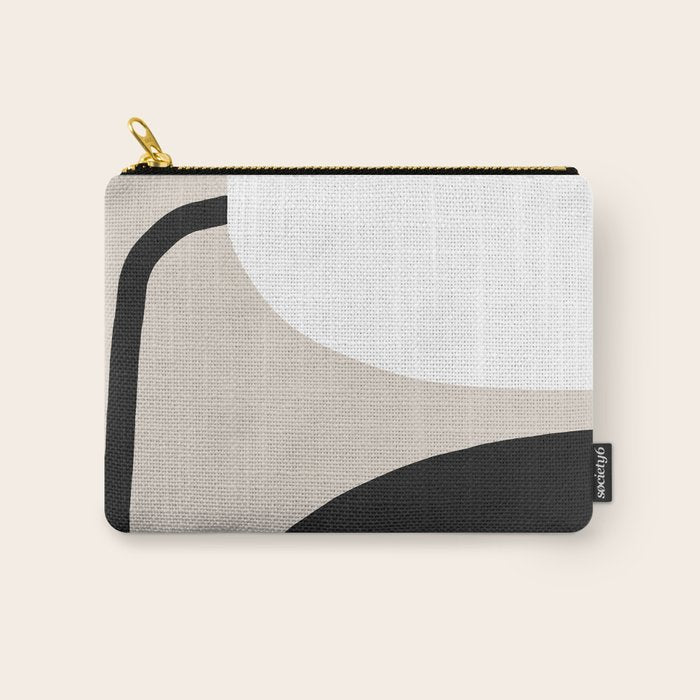 Abstract Flora - neutral Carry All Pouch Gallery Image 1
