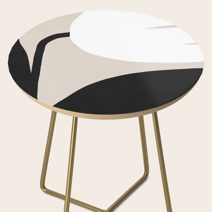 Abstract Flora - neutral Side Table Gallery Image 2