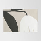 Abstract Flora - neutral Rug Gallery Image 2