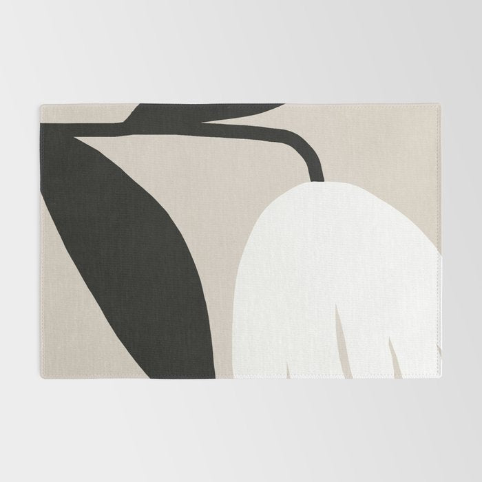 Abstract Flora - neutral Rug Gallery Image 2