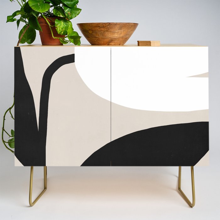 Abstract Flora - neutral Credenza Gallery Image 1