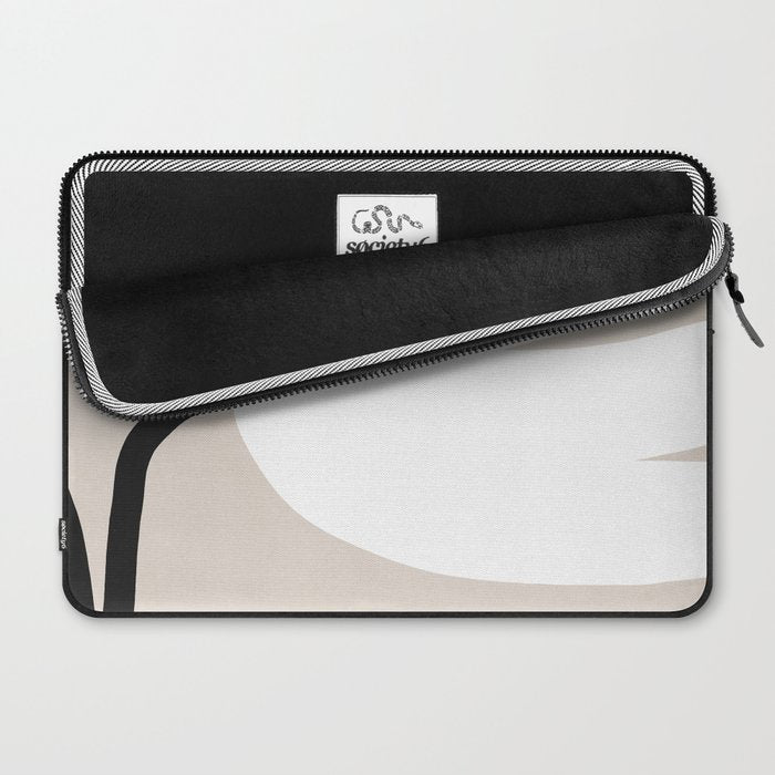Abstract Flora - neutral Laptop Sleeve Gallery Image 2