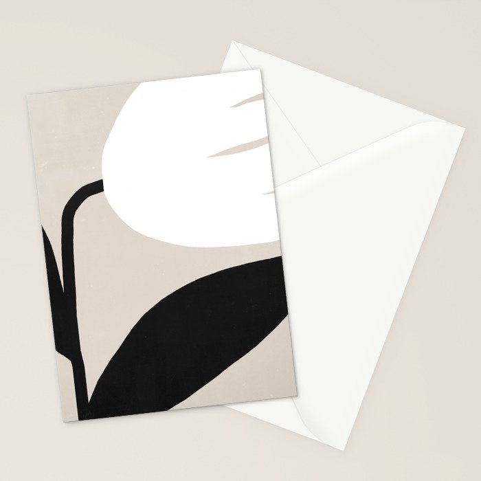 Abstract Flora - neutral Stationery Card Gallery Image 2