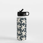 Palm Trees - Black and White  Water Bottle Gallery Image 1