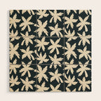 Palm Trees - Black and White  Wood Wall Art Gallery Image 1