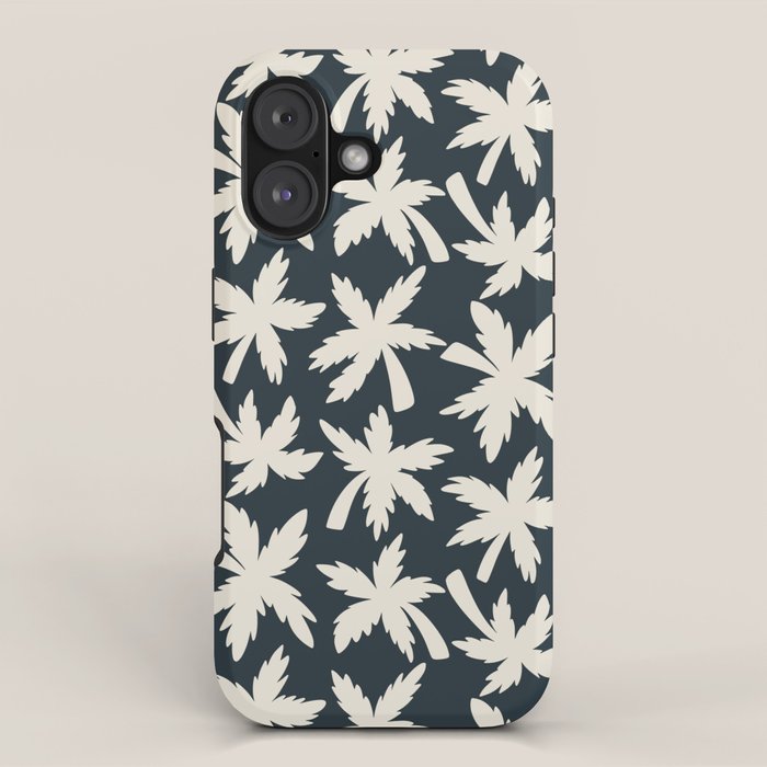 Palm Trees - Black and White  iPhone Case Gallery Image 1