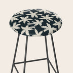 Palm Trees - Black and White  Stool Gallery Image 2