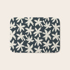 Palm Trees - Black and White  Bath Mat Gallery Image 1