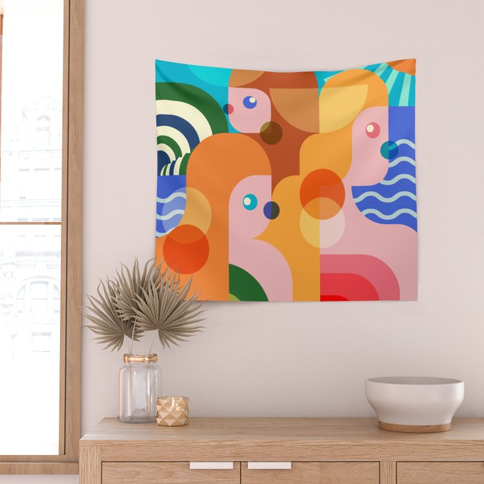 Sunshine Coastal Girls Wall Tapestry Gallery Image 2