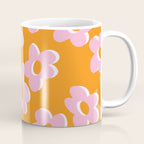 Groovy Daisy || Retro Flower Vibrant Print 60s 70s Coffee Mug Gallery Image 1