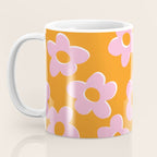 Groovy Daisy || Retro Flower Vibrant Print 60s 70s Coffee Mug Gallery Image 3