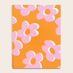 Groovy Daisy || Retro Flower Vibrant Print 60s 70s Notebook Gallery Image 4