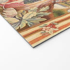 Antique Rococo French Pastoral Tapestry Welcome Mat Gallery Image 2