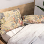 Antique Rococo French Pastoral Tapestry Pillow Sham Gallery Image 2