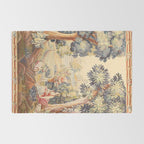 Antique Rococo French Pastoral Tapestry Rug Gallery Image 2