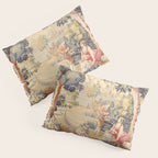 Antique Rococo French Pastoral Tapestry Pillow Sham Gallery Image 3