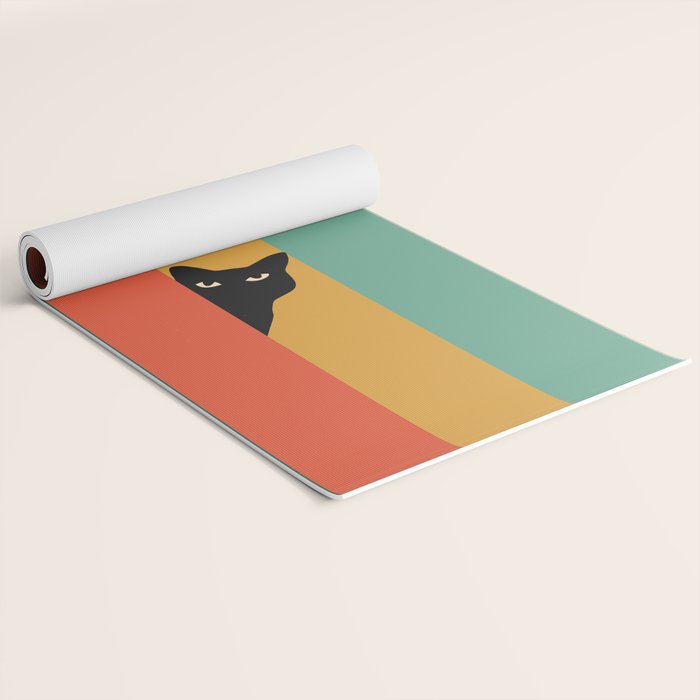 Cat Landscape 165A Yoga Mat Gallery Image 2