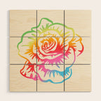 Pride Rose Wood Wall Art Gallery Image 1