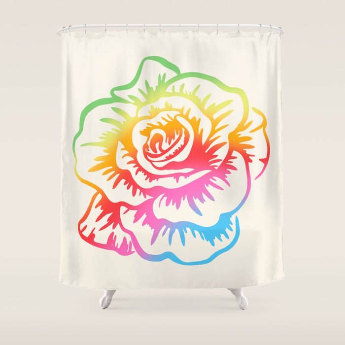 Pride Rose Shower Curtain Gallery Image 1