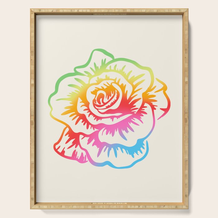 Pride Rose Serving Tray Gallery Image 1
