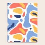 Colorful abstract organic shape art pattern Notebook Gallery Image 4