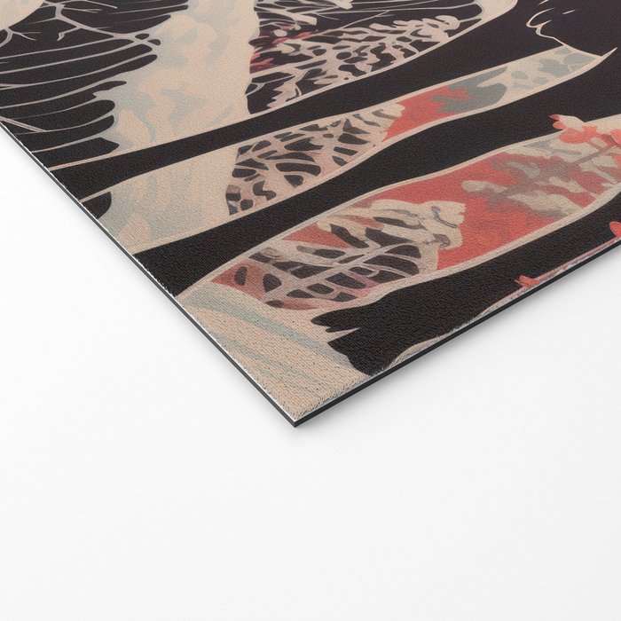 Majestic Winter Mountain Deer  Welcome Mat Gallery Image 2