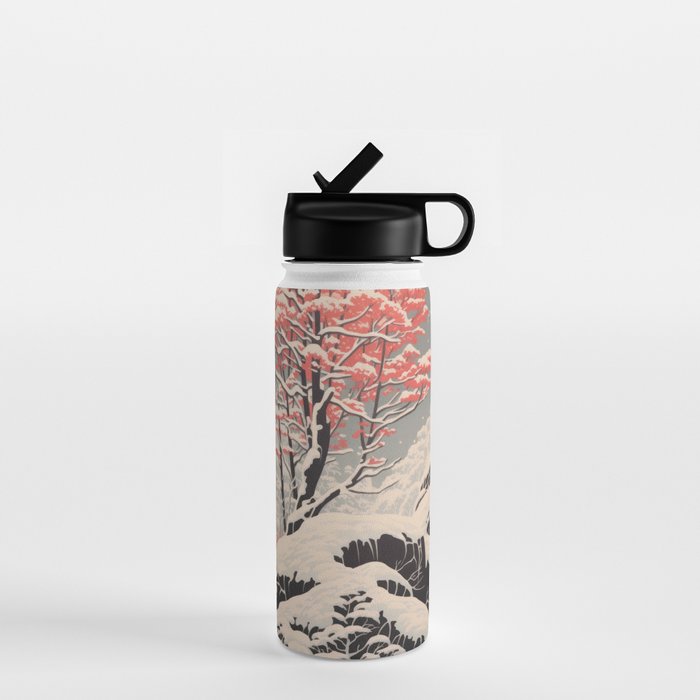 Majestic Winter Mountain Deer  Water Bottle Gallery Image 1