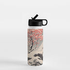 Majestic Winter Mountain Deer  Water Bottle Gallery Image 1