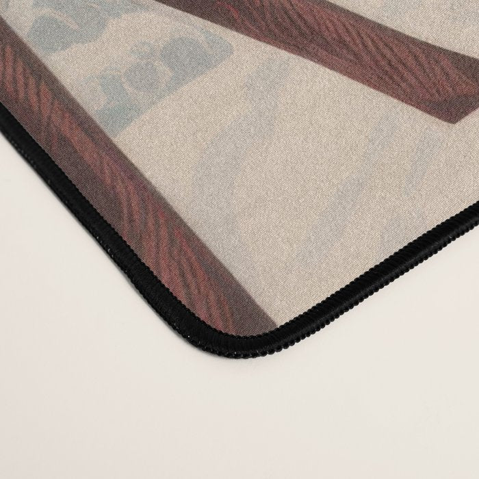 Majestic Winter Mountain Deer  Desk Mat Gallery Image 4