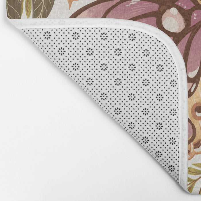 Countryside Garden Moth Bath Mat Gallery Image 2
