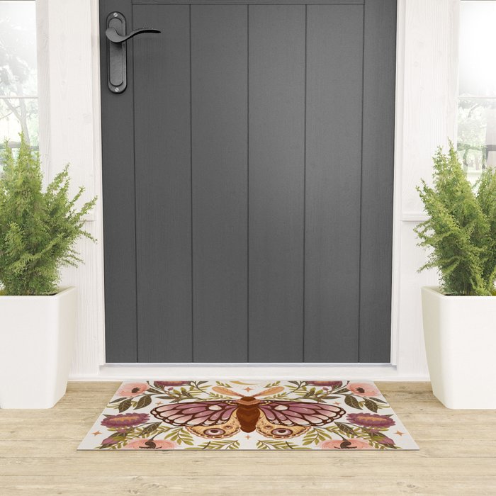 Countryside Garden Moth Welcome Mat Gallery Image 3