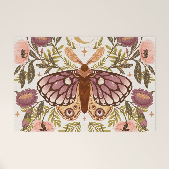 Countryside Garden Moth Welcome Mat Gallery Image 1