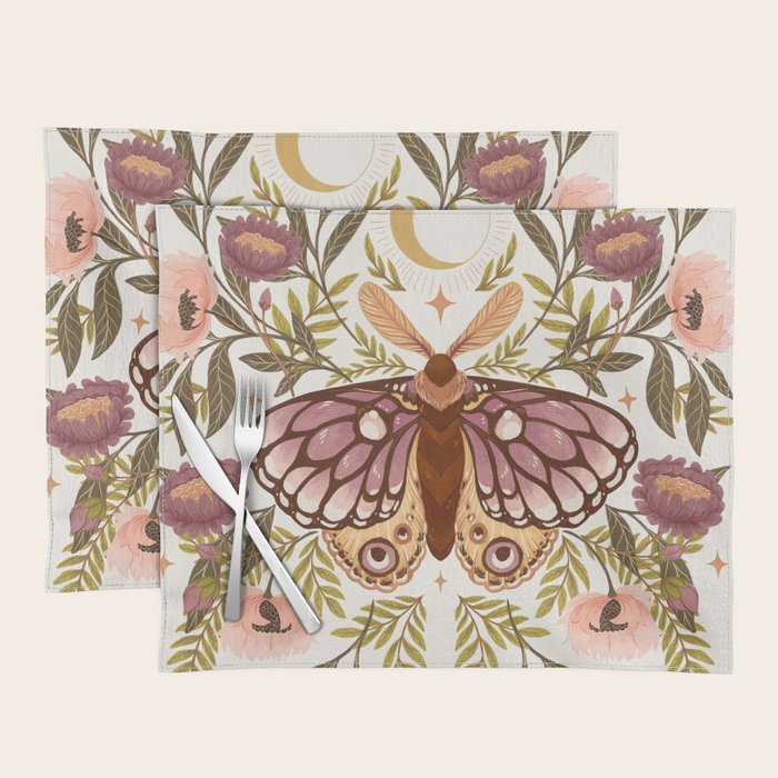 Countryside Garden Moth Placemat Gallery Image 1