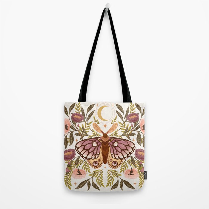 Countryside Garden Moth Tote Bag Gallery Image 2