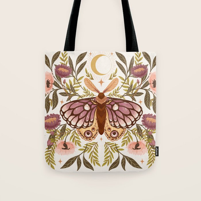 Countryside Garden Moth Tote Bag Gallery Image 1