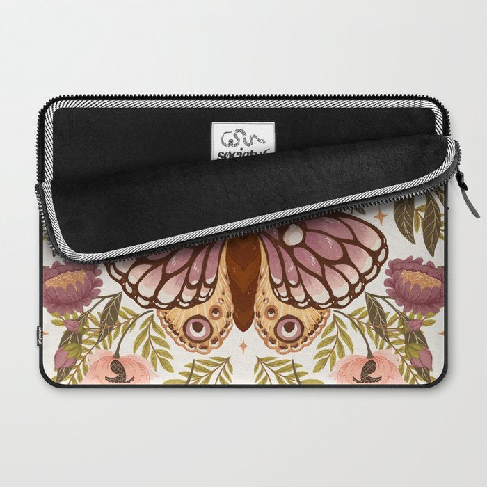 Countryside Garden Moth Laptop Sleeve Gallery Image 2