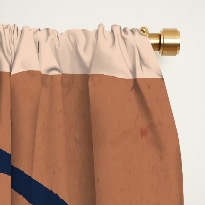 Modern Abstract Minimal Shapes 62 Window Curtain Gallery Image 2