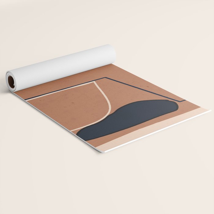 Modern Abstract Minimal Shapes 62 Yoga Mat Gallery Image 2