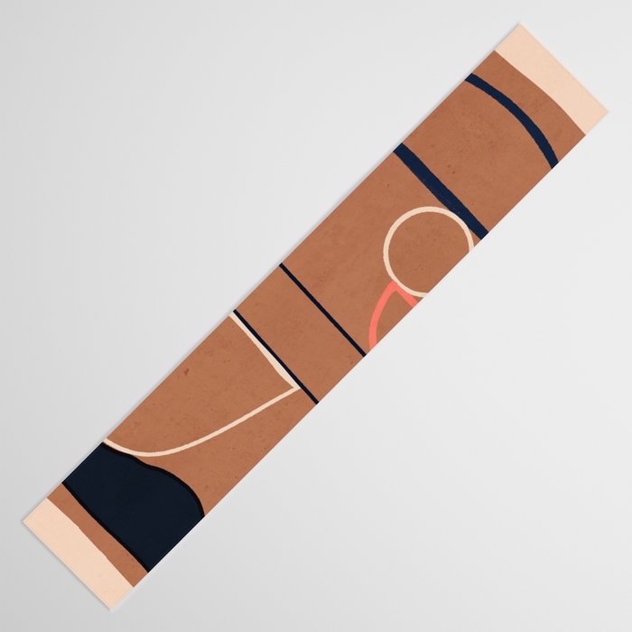Modern Abstract Minimal Shapes 62 Table Runner Gallery Image 3