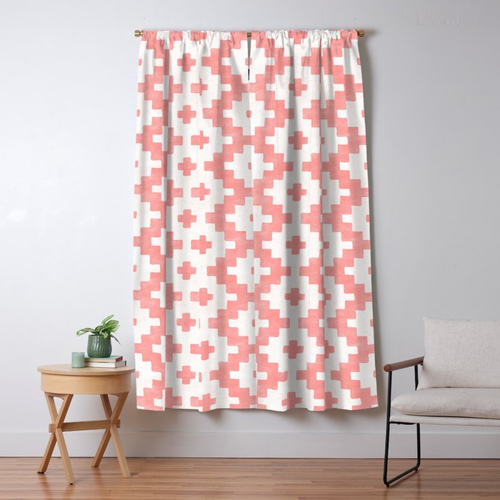 Taos - Blush Window Curtain Gallery Image 1