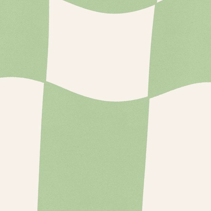 wavy check | pistachio Coffee Mug Gallery Image 2