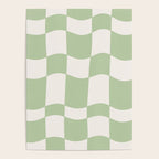 wavy check | pistachio Poster Gallery Image 4